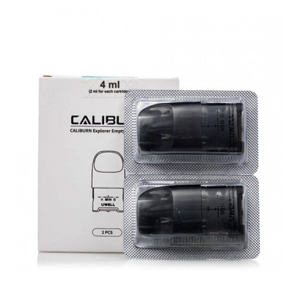 Uwell Caliburn Explorer Empty Pod Cartridge 4ml (2pcs/pack)