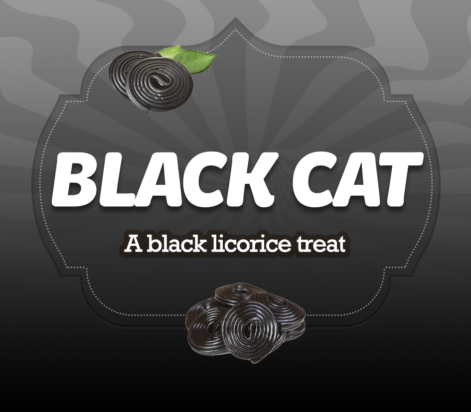 Black Cat - Black Liquorice Treat