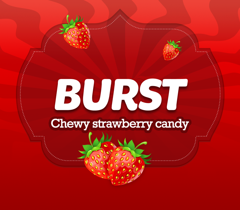 BURST -Strawberry Candy, VAPR LABS