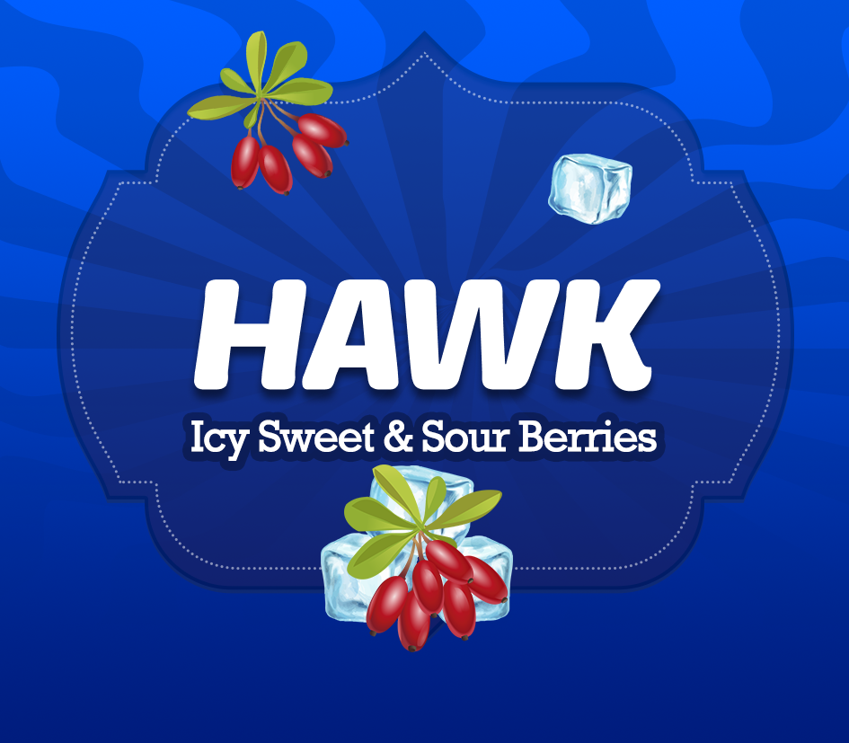 HAWK - Fresh Sweet and Sour Berries, VAPR LABS