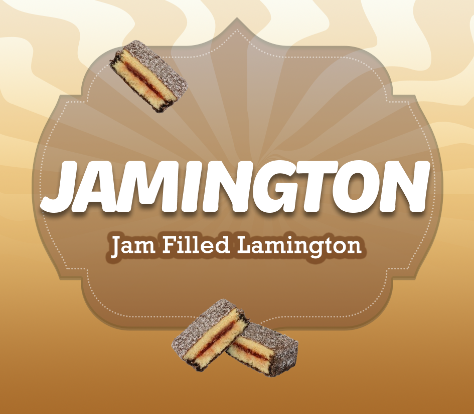 Jamington - Jam Filled Lamington