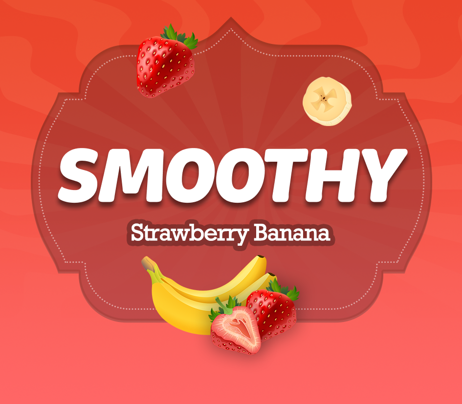 SMOOTHY - Strawberry Banana, VAPR LABS