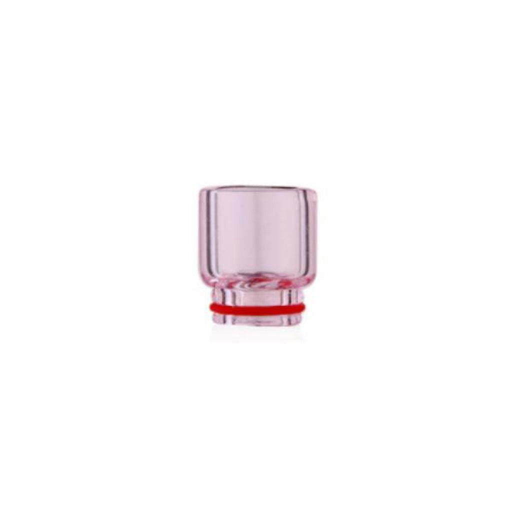 BB3 - 810 wide glass drip tip - Transparent PINK, [product_vandor]
