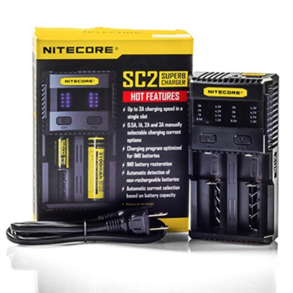 Nitecore SC2 2-slot Fast Charger - Charge AAAA upto 21700, [product_vandor]